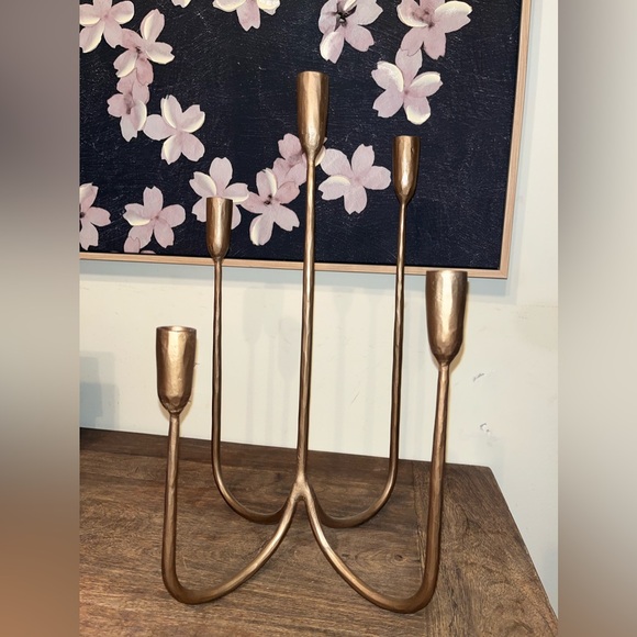 Park Hill Forged Iron Candelabra - Picture 5 of 7